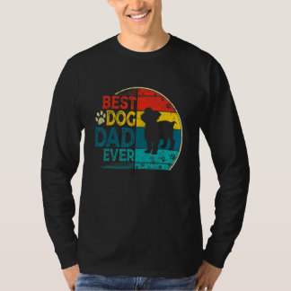 Camiseta Mens Vintage Best Yorkshire Terrier Dog Dad Ever F