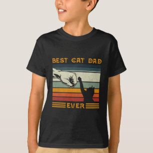 Camiseta Mens Vintage El Mejor Padre Gato Que Nunca Gane Ga