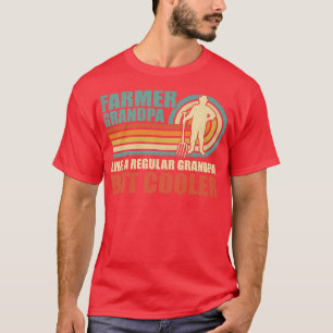 Camiseta Mens Vintage Farmer Grandpa Like A Regular Grandpa