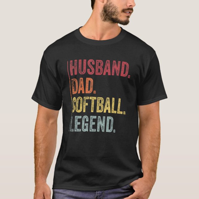 Camiseta Mens Vintage Husband Dad (Anverso)