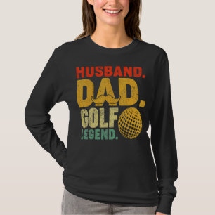 Camiseta Mens Vintage Husband Dad Golf Legend Golfer Fathe