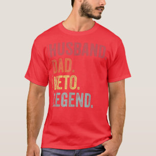 Camiseta Mens Vintage Husband Dad Keto Legend Gift For Fath