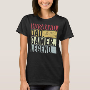Camiseta Mens Vintage Husband Dad Leyenda para papá