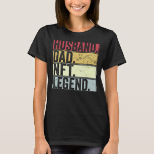 Camiseta Mens Vintage Husband Dad Nft Leyenda Para Padre