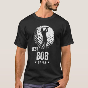Camiseta Mens Vintage Mejor Bob De Par Abupa Golfer Padre