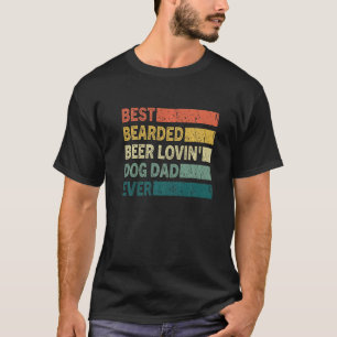 Camiseta Mens Vintage Mejor Cerveza Con Cabeza Lovin Perro