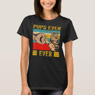 Camiseta Mens Vintage Mejor Gato Gato Gato Cepa De Gato