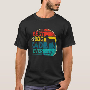Camiseta Mens Vintage Mejor Jack Russell Terrier Dog Dad Ev