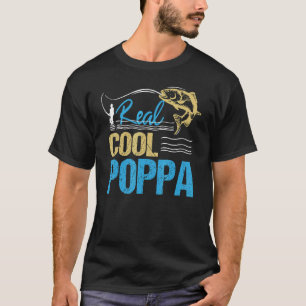 Camiseta Mens Vintage Reel Guay Poppa Fishing Daddy Abuelo