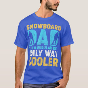 Camiseta Mens Vintage Style Snowboarding Lover Snowboard Da