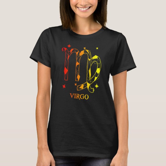 Camiseta Mens Virgo Zodiac (Anverso)