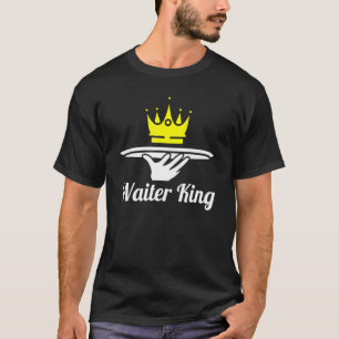 Camiseta Mens Waiter King Server Waitress