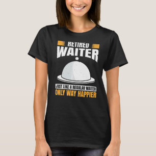 Camiseta Mens Waiter Waitress Server Trabaja En Gastronomía