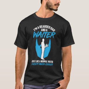 Camiseta Mens Waiter Waitress Server Trabaja En Gastronomía