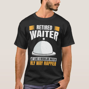 Camiseta Mens Waiter Waitress Server Trabaja En Gastronomía