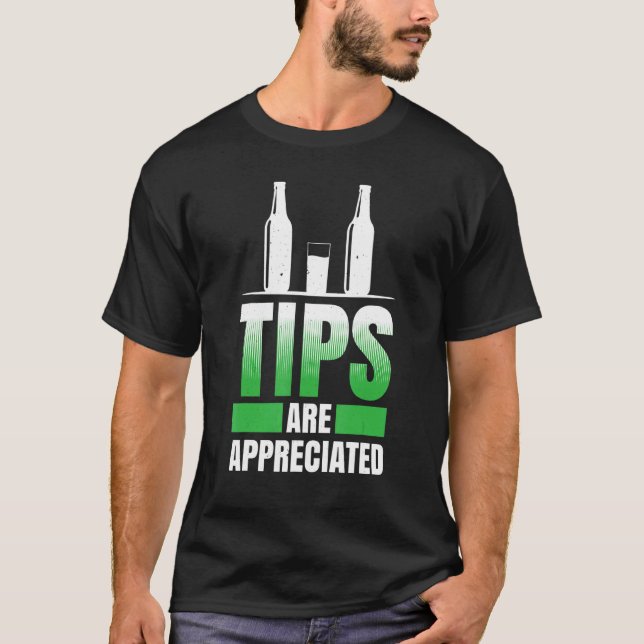 Camiseta Mens Waiter Waitress Server Work In Gastronomy 6 (Anverso)