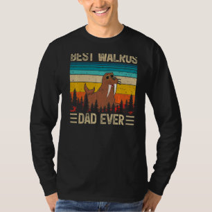 Camiseta Mens Walrus Vintage la mejor novia de papá