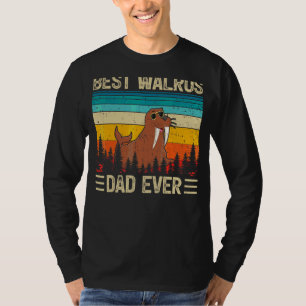 Camiseta Mens Walrus Vintage la mejor novia de papá