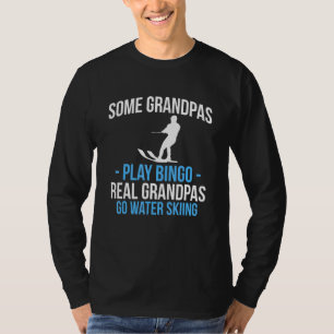 Camiseta Mens Water Ski Grandpa Esquina Waterski