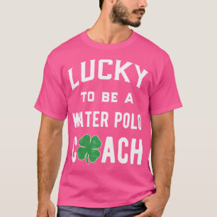 Camiseta Mens Waterpolo Coach Gift Lucky Irish Shamrock St