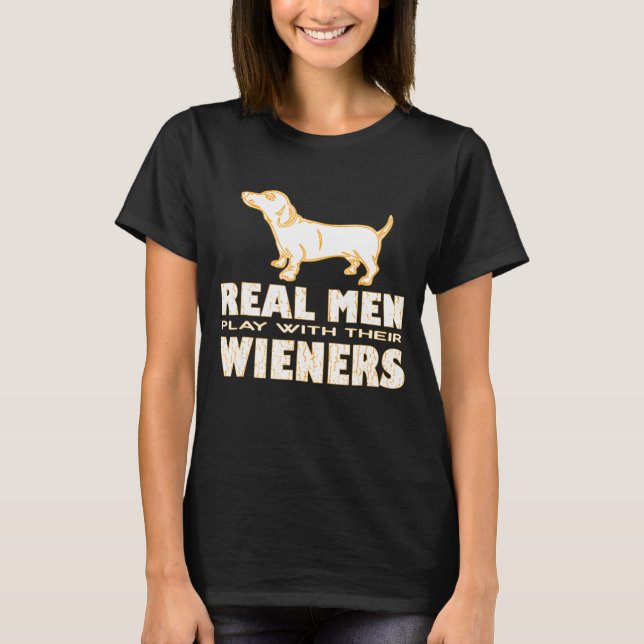 Camiseta Mens Wiener Dachshund (Anverso)