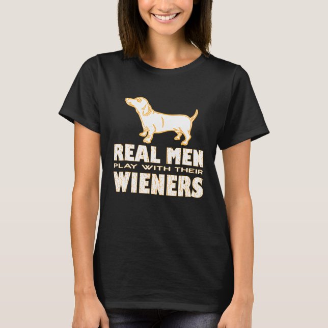 Camiseta Mens Wiener Dachshund (Anverso)