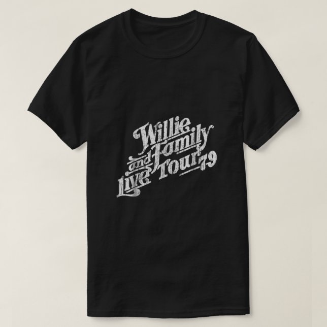 Camiseta Mens Willie And Family Live Tour 79 Tee Essential (Diseño del anverso)