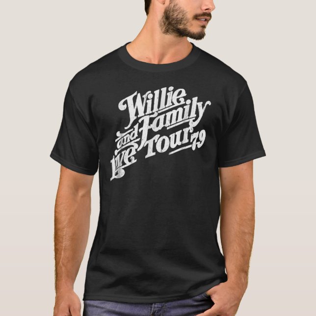 Camiseta Mens Willie Y Family Live Tour 79 Tee Essential  (Anverso)