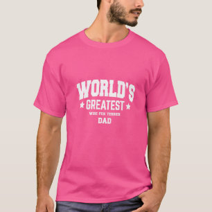 Camiseta Mens Wire Fox Terrier Dog Dad Tema Mascota
