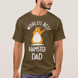 Camiseta Mens Worlds Best Hamster Dad Dabbing Funny Hammy