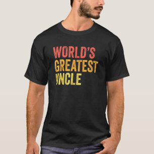 Camiseta Mens Worlds Greatest Uncle 1