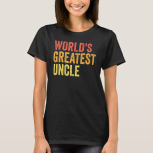 Camiseta Mens Worlds Greatest Uncle 1