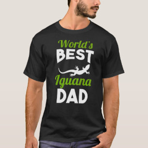 Camiseta Mens Worlds Mejor Iguana Papá