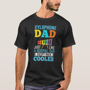 Camiseta Mens Xylophone Music Instruments Notes Player Gloc
