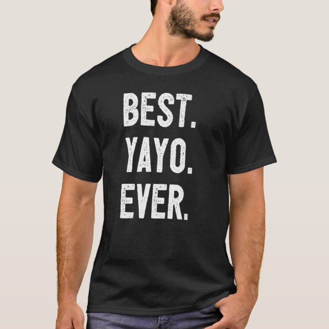 Camiseta Mens Yayo Abuelo Amo Yayo Abuelo Español (Anverso)