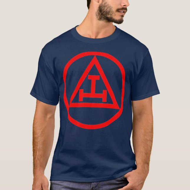Camiseta Mens York Rite Royal Arch Freemasonry (Anverso)