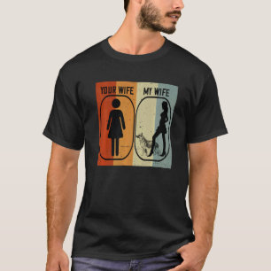Camiseta Mens Your Wife My Wife German Shepherd For Husban
