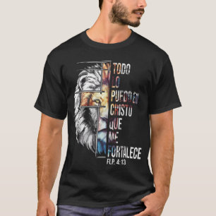 Camiseta Mensaje Bíblico Dios Cristiano En Español