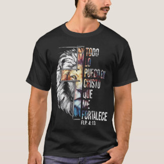 Camiseta Mensaje Bíblico Dios Cristiano En Español