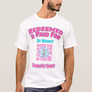 Camiseta Mensaje de declaración de fe con enlace gospel de 