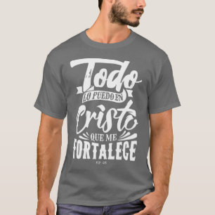 Camiseta Mensaje de la Biblia a Dios Cristiano en español