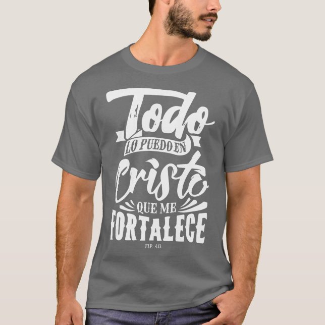 Camiseta Mensaje de la Biblia a Dios Cristiano en español (Anverso)
