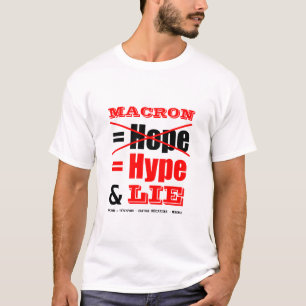 Camiseta Mensaje de la política francesa al presidente de M