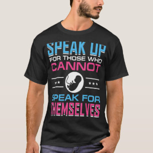 Camiseta Mensaje De Pro Life Reza Por El Antiaborto No Naci