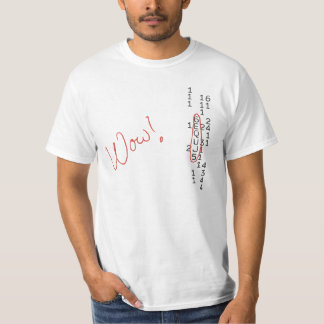Camiseta Mensaje de SETI de la señal del wow