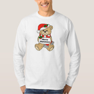 Camiseta Mensaje del oso de peluche del navidad