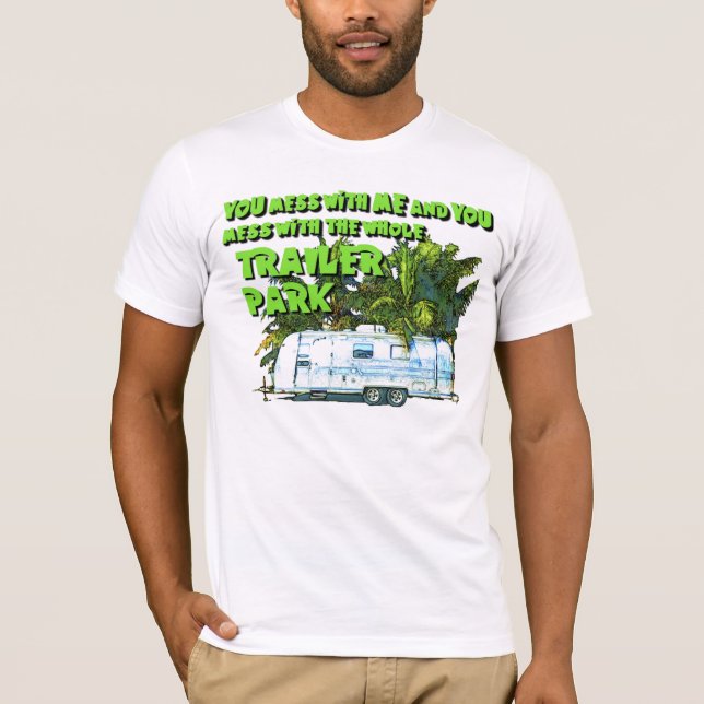 CAMISETA MENSAJE DEL PARQUE DE CARAVANAS (Anverso)