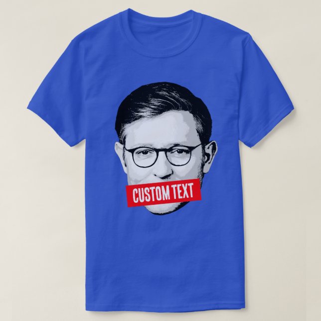Camiseta Mensaje del personalizado Mike Johnson (Diseño del anverso)