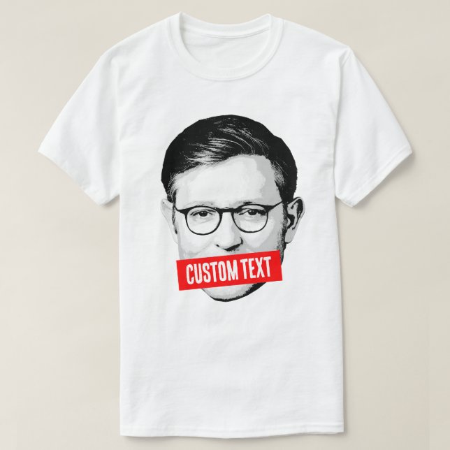 Camiseta Mensaje del personalizado Mike Johnson (Diseño del anverso)