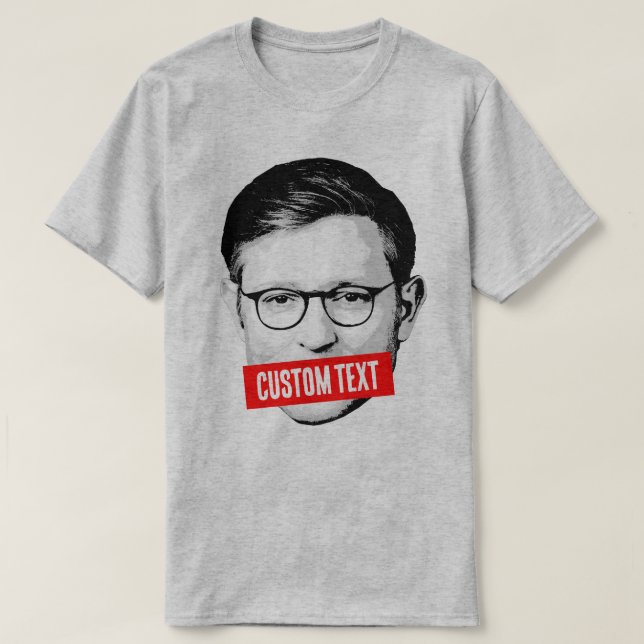 Camiseta Mensaje del personalizado Mike Johnson (Diseño del anverso)